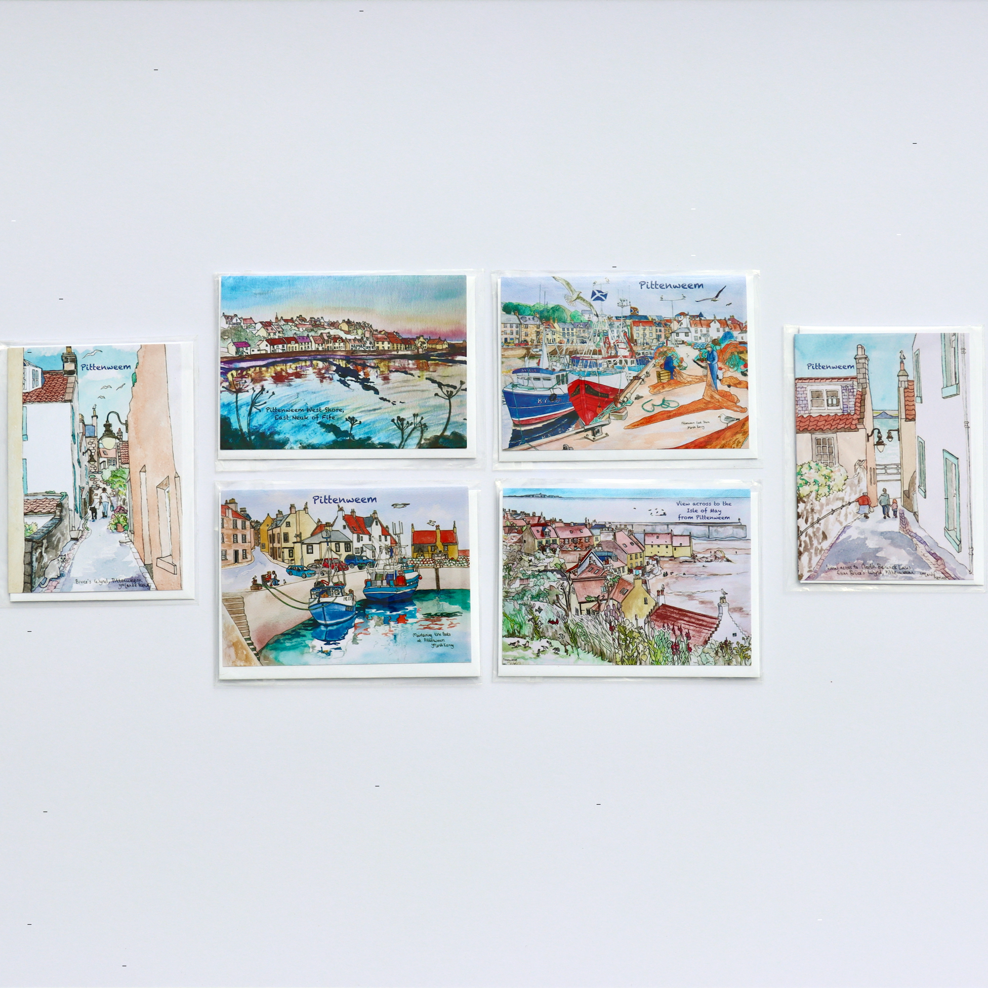 Set of 6 Pittenweem Greeting Cards with Envelopes - Image 2