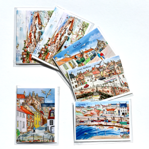 Set of 6 Crail Greeting Cards with Envelopes