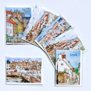 Set of 6 Crail Greeting Cards with Envelopes
