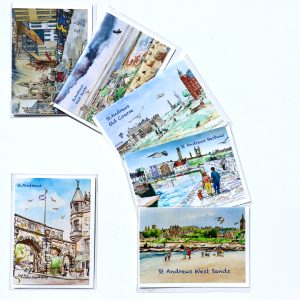 Set of 6 St Andrews' Greeting Cards with Envelopes