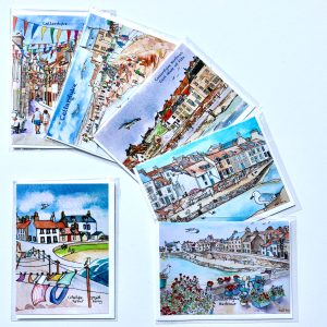 Set of 6 Cellardyke Greeting Cards with Envelopes