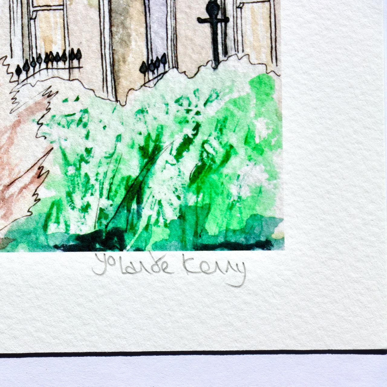 Signed Limited Edition Print 'Howard place, Hope Street and Market Street, St Andrews' - Image 5