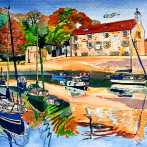 Signed Limited Edition Print 'Dysart Harbour'